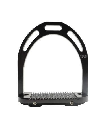 AK Aluminum Stirrups with Coated Colors (4.75 INCHES Black) 4.75 INCHES Black