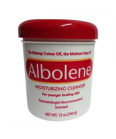 Albolene Moisturizing Cleanser Jar - Scented - 12 Ounces (340g)