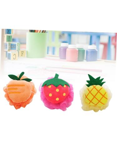 Buy Mikinona 3pcs Loofah Pad Mesh Shower Ball - Bath Scrubber & Baby Shower Accessories | Fast International Shipping - Buy Online on SooperMarket.com
