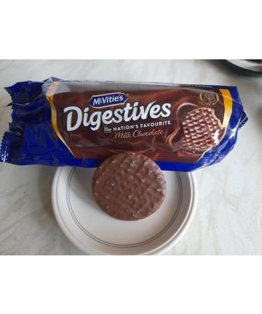 McVitie's Digestive Dark Chocolate Biscuits 266g - Pack of 4 | Zuvo Packed Original British Cookies - Buy Online on SooperMarket.com