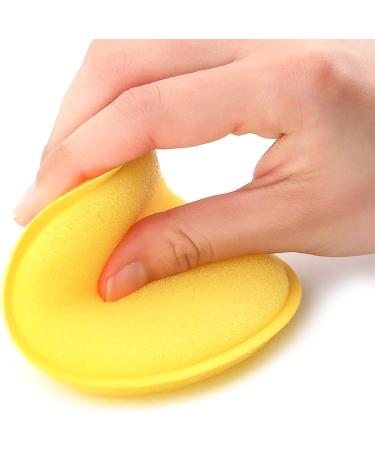 XROLAND Wax Foam Sponge 20Pcs Car Round Waxing Polish Wax Foam Sponge Applicator Pads 10Cm Cleaning Sponge Clean Washer Washing Tool Car Clean - Buy Online on SooperMarket.com