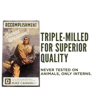 Duke Cannon Supply Co. WWII Collection Big Ass Brick of Soap Bar for Men - Bergamot & Black Pepper 3-Pack 10 oz - All Skin Types - Buy Online on SooperMarket.com
