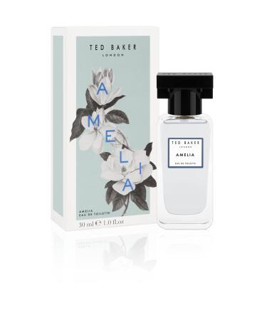 Ted Baker Floret Amelia EDT Rhubarb and Magnolia Top Notes with Tonka and Maple Base Notes Glass Bottle Amelia Fragrance 30ml 1 Fl Oz (Pack of 1)