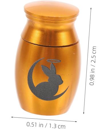 GANAZONO Pet Urn Cremation Urns for Human Ashes Souvenir Dog Ashes Urn Rabbit Urn Cat Urn Stainless Steel Multi 2 - Buy Online on SooperMarket.com