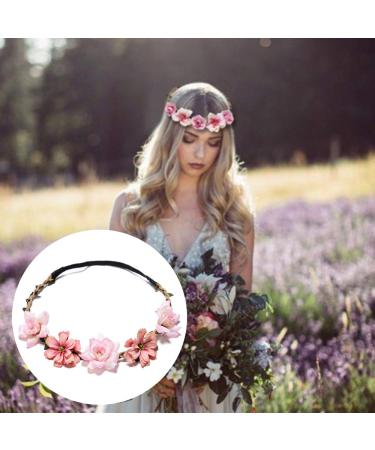 Flower Crown Headbands for Women Girls - Bridal Bridesmaid Fairy Headpiece (4 Pack) - Buy Online on SooperMarket.com