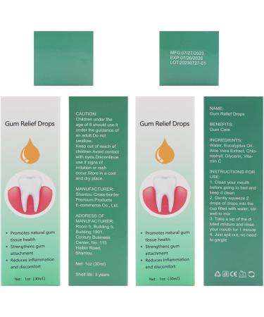 Buy Fengyang 2PCs Gum Recovery Drops - Natural Oral Care for Gum Repair & Loss Relief | Best Gum Care Products - Buy Online on SooperMarket.com