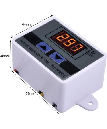 DIYMORE XH-W3001 Digital Temperature Controller - AC 110V-220V Thermostat Switch for Heating & Cooling with Sensor - Buy Online on SooperMarket.com