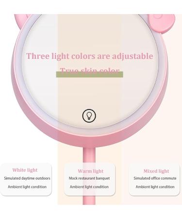 1PC Makeup Mirror with Light Vanity Mirror Rechargeable Touch Sensor LED Cosmetic Mirror for Travel Bedroom. - Buy Online on SooperMarket.com