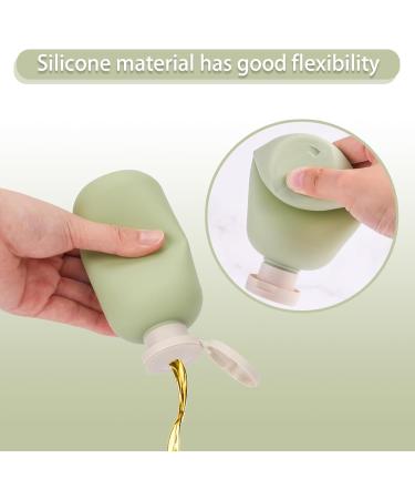 3 PCS Flip Cap Shampoo Bottles Empty Refillable Travel Bottles for Toiletries for Travel Size 200ML for Shampoo Lotions Cream Body Wash Conditioner Travel Shampoo Bottles - Buy Online on SooperMarket.com
