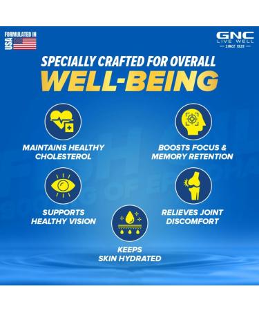 1500 Mg Triple Strength Fish Oil Omega 3 Capsules For Men & Women 120 Softgels 900Mg (540 Mg Epa & 360 Mg Dha) Improves Memory Protects Vision No Fishy Aftertaste Supports Family Health Omega-3 Fish Oil Supplement - 1500 mg Fish Oil Pills with EPA DHA and - Buy Online on SooperMarket.com