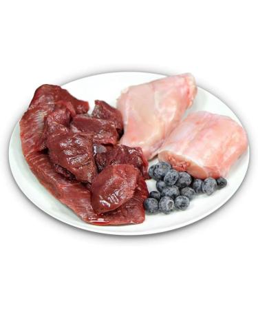 Mjamjam Premium Wet Cat Food Bundle - Pure Meat Enjoyment with Kangaroo & Hearty Wild Rabbit in Blueberries - 6 Pack (400g) - Buy Online on SooperMarket.com