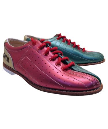 Bowlerstore Women's BSSTHSTCR3LA1S18 Ladies TCR 3L Cobra Rental Bowling Shoes Laces (12 M US, Brown/Green) 8 US M Red/Teal/Tan