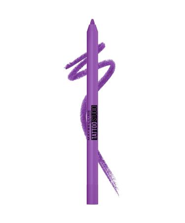 Maybelline New York Tattoo Studio Long-Lasting Sharpenable Eyeliner Pencil  Glide on Smooth Gel Pigments with 36 Hour Wear  Waterproof  Purple Pop  0.04 oz