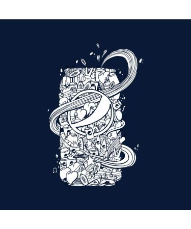 All+Every Pepsi White Doodle Can Men's T-Shirt M Navy Blue - Buy Online on SooperMarket.com