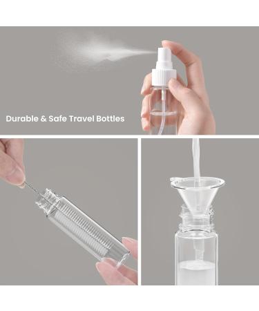 100ml Silicone Travel Bottles Set | 4 Leak-Proof TSA Approved Containers for Shampoo & Lotion | BPA Free Colorful Travel Essentials - Buy Online on SooperMarket.com