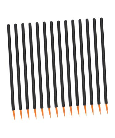 HAPINARY 100pcs Disposable Eyeliner Brush Eye Wing Liner Cosmetic Eye Gel Eyeliner Pencil Makeup Gadgets 9x6.5cm As Shown