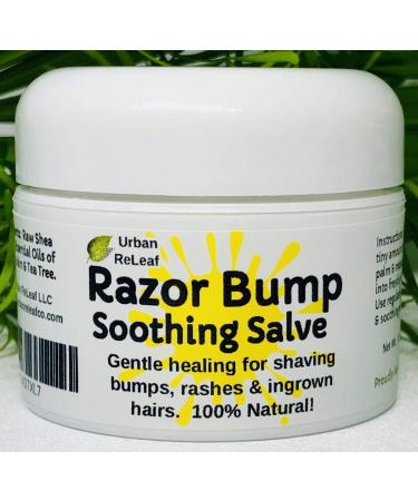 Urban ReLeaf RAZOR BUMP Soothing Salve! 1 oz. Quickly soothe bumps, rashes, ingrown hairs & razor burn. 100% Natural, Vegan. Pure Shea, Tea Tree, Lemon Balm. For face, neck, bikini, body!