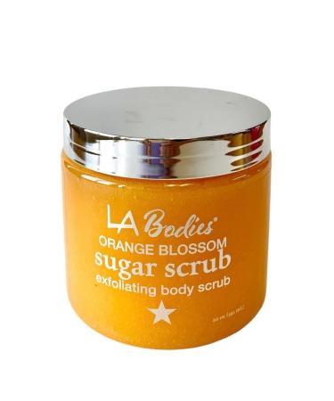 LAB Foot & Body Sugar Scrub | Deep Exfoliating Nourishing Moisturizing the Skin | Ultra Hydration | Orange (20oz)