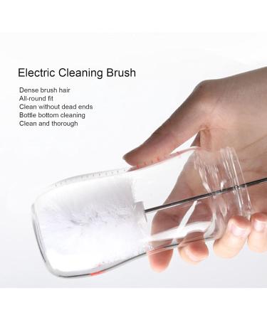 Electric Bottle Brush Set Electric Bottle Cleaner Brush 400 Rpm/Min Portable Waterproof Multi-Purpose for Milk Bottles for Bottle Mouths And Straws - Buy Online on SooperMarket.com