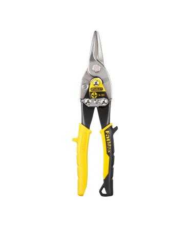 Stanley Aviation Snips Straight Cut (2-14-563) Black and Yellow Straight Cut Single