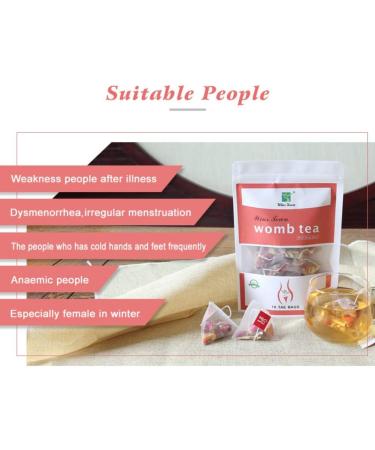 100% Natural Womb Tea For Woman 10 Tea Bags Herbal Tea Supports The Female System For Girl Female with Cold Hands and Feet Uterine Cold 10 Bags - Buy Online on SooperMarket.com