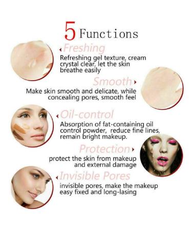 Phoera Face Primer with Invisible Pores, Oil Control, and Added Vitamins - Matte Finish, Long Lasting Makeup Base - 18ml Primer - Buy Online on SooperMarket.com