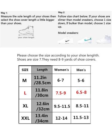 Waterproof Reusable Rain Boot Overshoes | Anti-Snow Shoe Covers for Men & Women | Black X-Large - Buy Online on SooperMarket.com