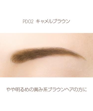 EXCEL Powder & Pencil Eyebrow PD02 Camel Brown - Professional Eye Makeup - Buy Online on SooperMarket.com