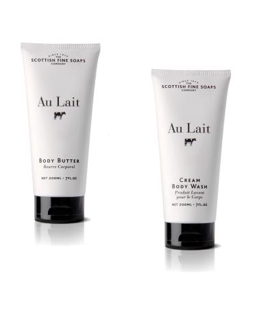 Scottish Fine Soaps Au Lait Body Pamper Kit (Large)