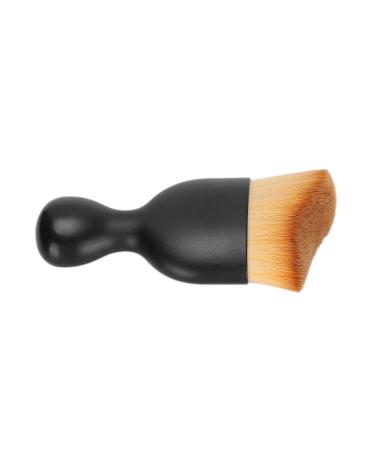 Shop Curving Wine Glass Foundation Brush for Liquid Makeup | Best Base Makeup Brush (Brown - Buy Online on SooperMarket.com