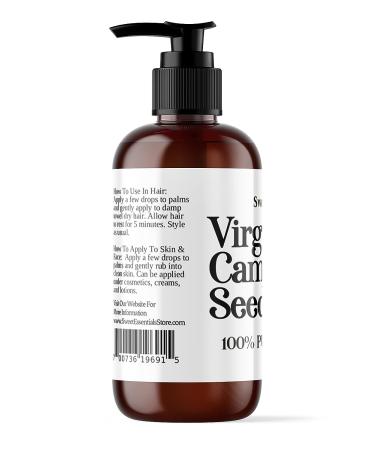 Organic Camellia Seed Oil from Japan - 8oz Bottle | 100% Pure & Organic for Hair & Skin | Japanese Beauty Oil - Buy Online on SooperMarket.com