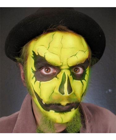 Go Ho Pastel Yellow Cream Face Body Paint - 2.37oz (70ml) Water Based Makeup for SFX Cosplay, Festivals & Halloween - Buy Online on SooperMarket.com