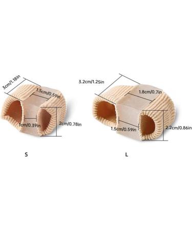 Bunion Corrector Toe Spacers with Gel Lining - Breathable Fabric, Double Loops Soothing Socks - One Size - Buy Online on SooperMarket.com