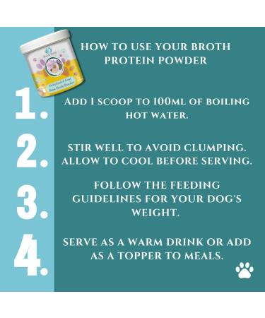 Boil & Broth Beef Broth Powder for Dogs | 100% Pure Collagen | Grass-Fed Bones | Hip & Joint Support | Digestion | 21 Servings - Buy Online on SooperMarket.com