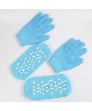Gloves Moisture Socks Gel Socks Spa Socks Hand Sky Blue - Buy Online on SooperMarket.com