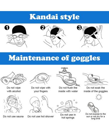 Best Swimming Goggles for Adults & Youth | No-Fog Anti-Fog UV Protection | 180 Clear Vision - Buy Online on SooperMarket.com