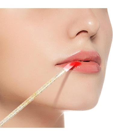 G2PLUS 200 PCS Disposable Lip Gloss Brushes - Crystal Gold Lip Applicator Wands for Makeup Application - Buy Online on SooperMarket.com