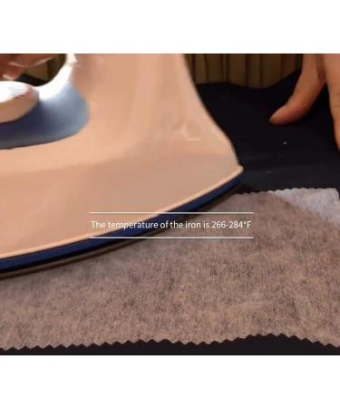 Lightweight Non-Woven Fusible Interfacing White - 39.37x10.93 Yards - Iron-On Single Side - Buy Online on SooperMarket.com