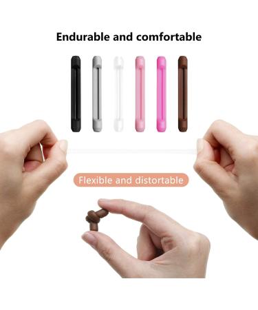 12 Pairs Soft Silicone Eyeglass Ear Cushions Temple Tips Eyeglass Pads Anti Slip Glasses Ear Hook Comfort Ear Grips Eyeglasses Leg Cover Sport Eyeglass Strap Holder for Reading Glasses (Color Set 1) - Buy Online on SooperMarket.com