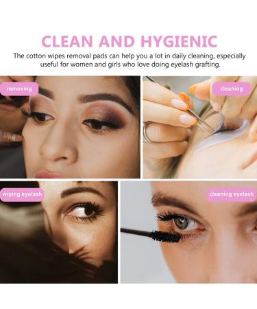 KALLORY Makeup Wipes & Nail Polish Remover Pads - Lint Free Eyelash Extension Cleaning Cotton Pads (4 Boxes) | Shop Internationally - Buy Online on SooperMarket.com