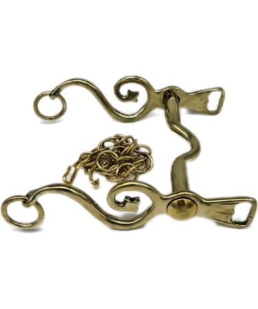 Kandare Spanish Baroque Portuguese Show Bridle - 12.5 to 16.5 Gold & Silver Includes Chin Chain - Buy Online on SooperMarket.com