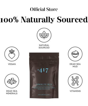 -417 Body Wrap Pure Dead Sea Black Mud Cosmetics Catharsis Mask - Beauty Body Care Wraps For Cellulite Stretch Marks Detoxify Your Skin 500 ml - Buy Online on SooperMarket.com