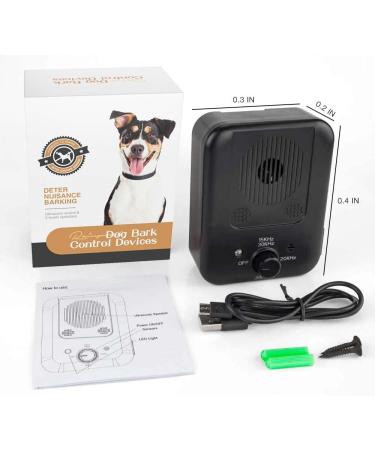 Anti-Bark Device for Dogs - 3 Modes 33ft Rechargeable Ultrasound Training - Effective Bark Stopper for Small & Large Dogs - Buy Online on SooperMarket.com