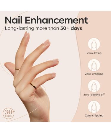 Modelones 8-in-1 Gel Nail Polish Builder Neutral Nude Brown 15ml - Nail Strengthener, Extension Gel, Base & Glue Gel in Bottle - Pack of 1 - Buy Online on SooperMarket.com