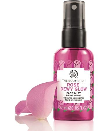 The Body Shop Rose Dewy Glow Face Mist 60ml | Hydrating Facial Spray - Buy Online on SooperMarket.com