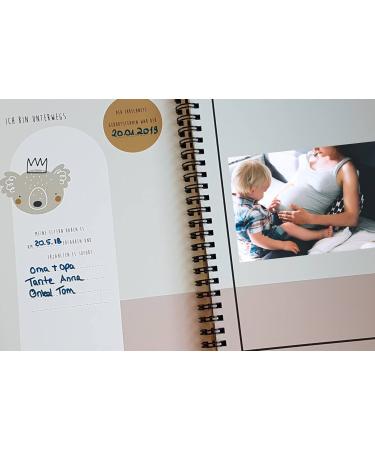 My First Year Baby Album - Fillable Baby Book for Cherishing Memories | International Shipping Available - Buy Online on SooperMarket.com