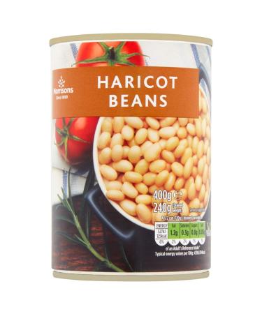 Morrisons Haricot Beans in Water 400 g x 12