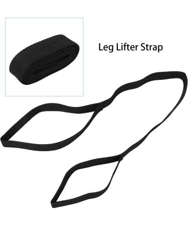 Leg Loop Lifter Portable Soft Leg Lifter Strap Black for Leg Recovery Stretching - Buy Online on SooperMarket.com