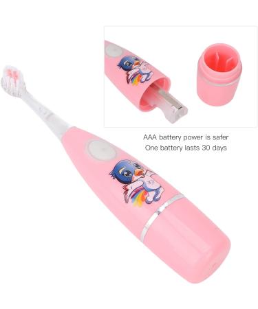 Buy Electric Toothbrush for Kids 360-Degree Battery Operated with Cartoon Design & Colorful Lights Perfect Oral Care Tool for Toddlers | International Shipping Available - Buy Online on SooperMarket.com