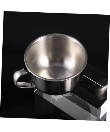 Beavorty Stainless Steel Headdress Fairy Razor Shell - Mini Shaving Bowl & Cup for Men | Soap & Lipstick Bag Included - Buy Online on SooperMarket.com